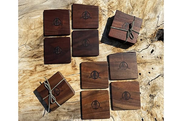 Walnut Live Edge Coasters